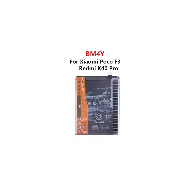 BATERIA SERVICE PACK XIAOMI POCO F3 / REDMI K40 PRO- BM4Y