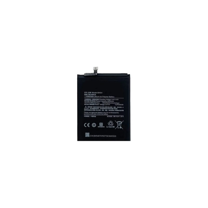 BATERIA PARA REDMI 9/ NOTE 9/ 10X-4G (BN54) 5020 MAH