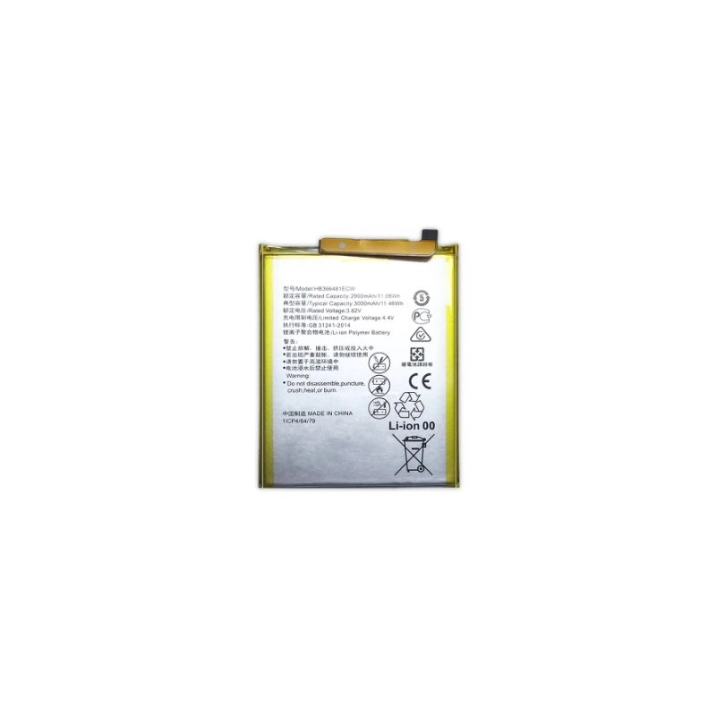 BATERIA PARA HUAWEI P9/ P9 LITE/ P10 LITE/ P SMART/ Y6 2018/ Y7 2018 (HB366481ECW) 3000 MAH