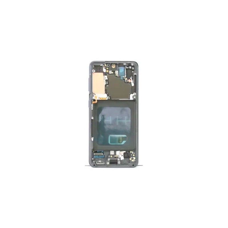 PANTALLA SAMSUNG S21 PLUS OLED CON MARCO TAMAÑO ORIGINAL COLOR PLATA