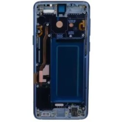 PANTALLA OLED SAMSUNG S9 G960F CON MARCO AZUL (TAMAÃO POCO PEQUEÃO)