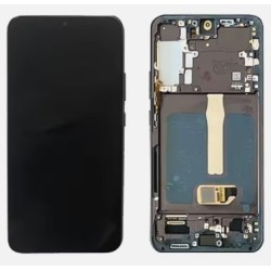 PANTALLA SAMSUNG S22 PLUS OLED CON MARCO TAMAÃO ORIGINAL COLOR NEGRO