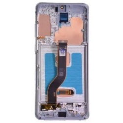 PANTALLA SAMSUNG S20 PLUS OLED CON MARCO TAMAÃO ORIGINAL COLOR GRIS