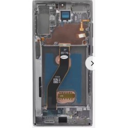 PANTALLA SAMSUNG NOTE 10 PLUS OLED CON MARCO TAMAÃO PEQUEÃO PLATA