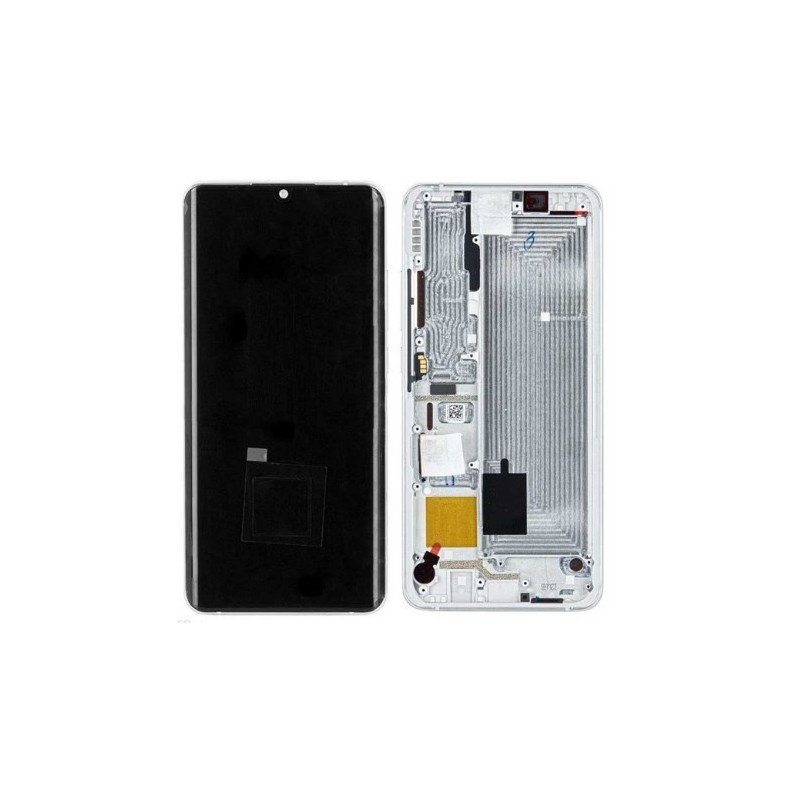 PANTALLA XIAOMI MI NOTE 10/ NOTE 10 LITE/ NOTE 10 PRO REMANUFACTURADA CON MARCO COLOR PLATA