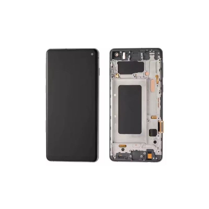 PANTALLA TFT SAMSUNG S10 CON MARCO COLOR NEGRO