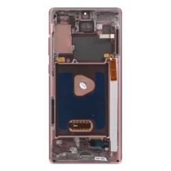 PANTALLA SAMSUNG NOTE 20 OLED CON MARCO TAMAÃO PEQUEÃO COLO ROSA