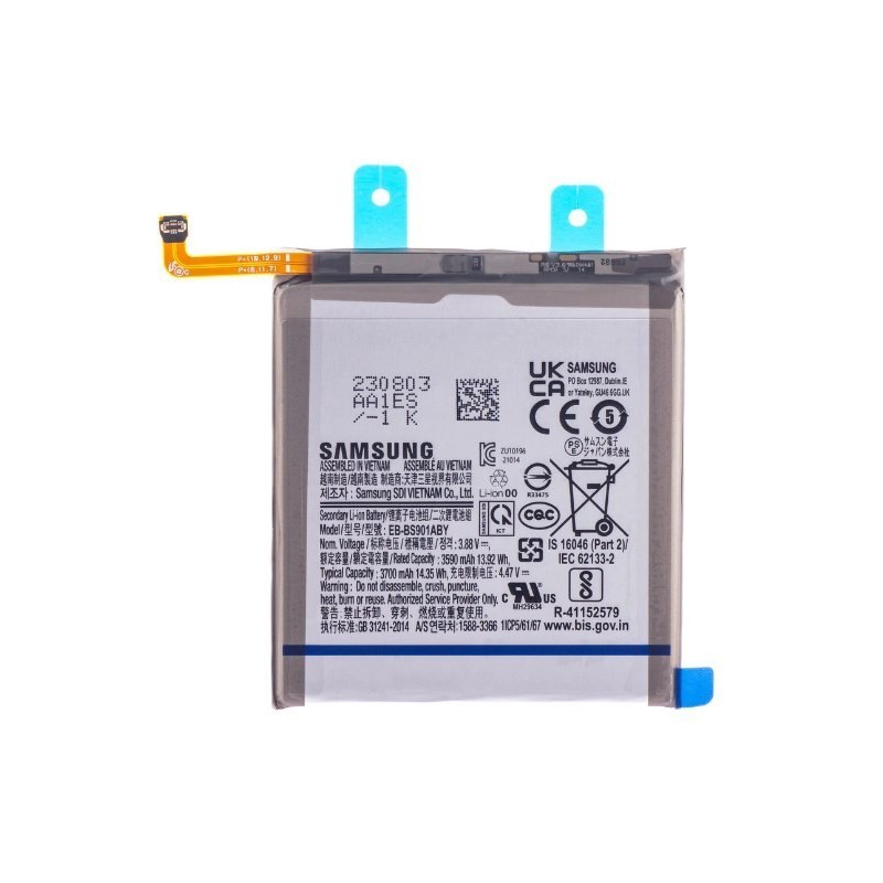BATERIA SAMSUNG SERVICE PACK EB-BS901ABY SM-S901 GALAXY S22