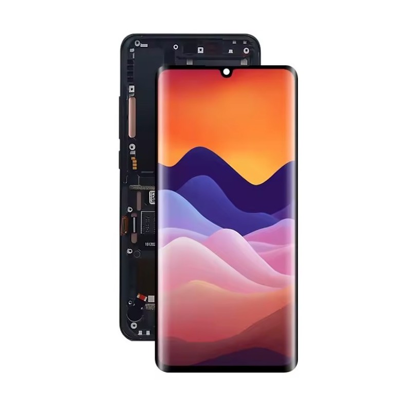 PANTALLA XIAOMI MI NOTE 10/ NOTE 10 LITE/ NOTE 10 PRO  REMANUFACTURADA CON MARCO COLOR NEGRO