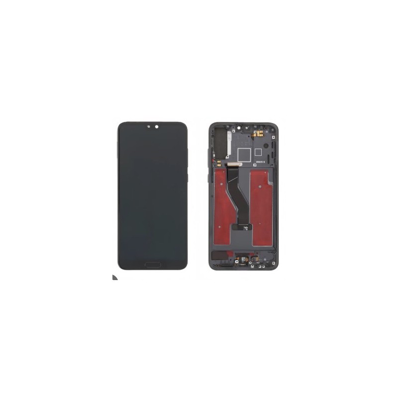 PANTALLA SERVICE PACK CON MARCO PARA HUAWEI P20 PRO COLOR NEGRO